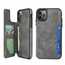 For iPhone 11 Pro - Leather Flip Wallet Card Holder Case Cover - Grey