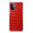 Genuine Crocodile Leather Case for Samsung Galaxy S20 Plus Ultra - Red