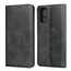 For Samsung Galaxy S20 Ultra Magnetic Leather Card Slot Flip Wallet Case - Black
