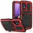 For Samsung Galaxy A32 5G Armor Metal Heavy Duty Protection Case Red - Click Image to Close