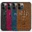 3D Crocodile Genuine Leather Case For iPhone 16 15 14 13 Pro Max - Click Image to Close