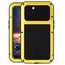 For iPhone 13 Aluminum Shockproof Waterproof Gorilla Case Cover - Yellow