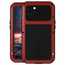 For iPhone 16 15 14 13 Pro Max Case Gorilla Glass Waterproof Shockproof Metal Cover - Click Image to Close