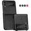 For Samsung Galaxy Z Flip 3 5G Case Cross Leather Matte Phone Cover - Click Image to Close