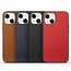 Genuine Real Cowhide Leather Back Case Cover For iPhone 14 13 Pro Max - Click Image to Close