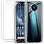 For Nokia X100 5G Case, Shockproof Gel Phone Cover + 2X Screen Protector - Click Image to Close