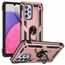 For Samsung Galaxy A33 5G Case Shockproof Armor KickStand Ring Cover - Rose Gold
