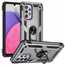 For Samsung Galaxy A33 5G Case Shockproof Armor KickStand Ring Cover - Silver