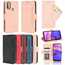 For Motorola edge 20 fusion Case Leather Magnetic Card Holder Wallet Cover